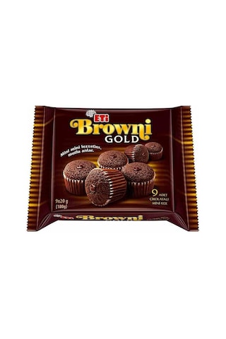 Eti Browni Gold Çikolatalı Mini Kek 12 x 180 G