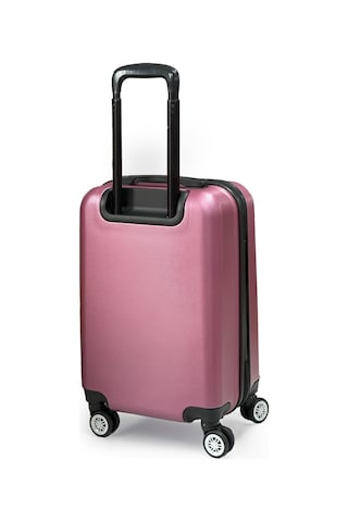 Polo&sky Elmas Model Gül Kurusu Renk Kabin Boy Valiz Gülkurusu