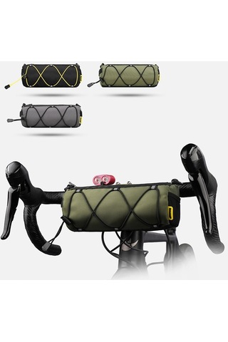 Rhinowalk Rk9103 2.4l Suya Dayanıklı Bisiklet Gidon Çantası Siyah