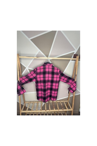 Mcz Giyim Pembe Renk Uzun Kollu Slim Fit Erkek Oduncu Gömleği