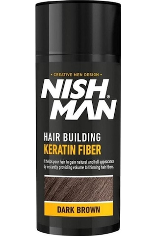 Seyrek Saç Kapatıcı Dolgunlaştırıcı Keratin Fiber Topik Ve Sabitleyici Sprey / Koyu Kahve Renk 20 Gr