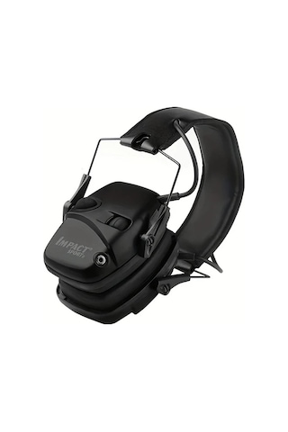 Xuweiwei Siyah Elektronik Kulaklık Katlanabilir Aktif Gürültü Azaltma İşitme Koruma Sonbahar Kış Spor