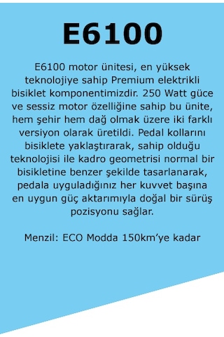 Bisan E-trekking Elektrikli Şehir Bisikleti M Siyah 50 CM Siyah