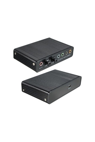 Trendooze Homyl Ses Kartı 4 Kanal 32khz 48khz Stereo 5.1 Usb 2.0 Siyah Yüksek Çözünürlük