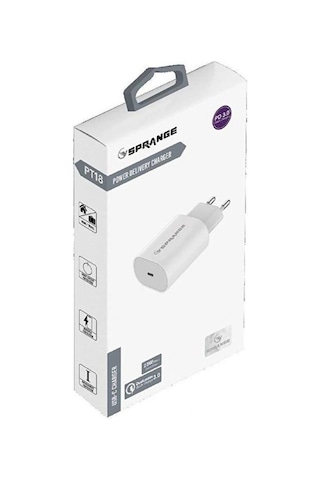 Sprange 23w Pd 3.0 Usb-c Hızlı Şarj Adaptörü Pt18