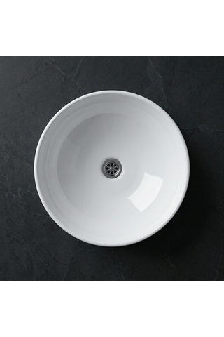 Ey-4820 Parlak Beyaz Tezgah Üstü Lavabo