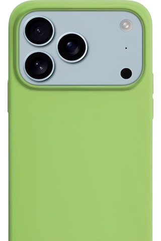 Apple Uyumlu iPhone 17 Pro 6.3'' Soft Touch Lansman Silikon Kılıf Fıstık Yeşili