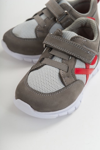 Mnpc Unisex Gri Deri Ortopedik Destekli Spor Ayakkabı-Gri (531051605)
