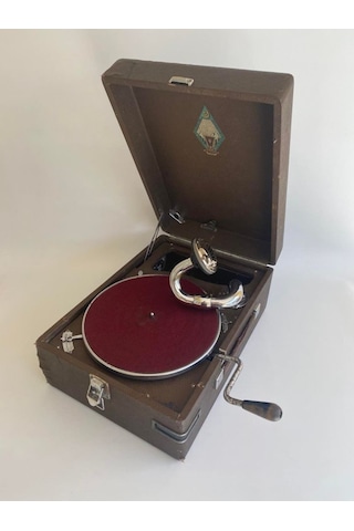 Molotov Sovyet Antika Çanta Gramofon 067