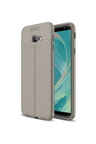 Samsung Uyumlu Galaxy J4 Plus Kılıf Zore Niss Silikon Kapak Gri