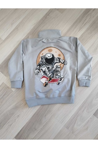 Modalı Çocuk Needmore Rtr0005 Astronot Baskılı Sweatshirt