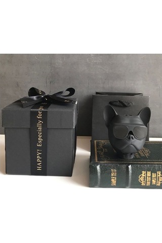 Flybuy Bluetooth Hoparlör Bull Dog Head, Kablosuz Subwoofer, Kompakt, Taşınabilir Ses Sistemi, Aile Ve Arkadaşlar İçin