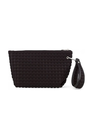 Bilik Deri Scuba Siyah Kadın Portföy & Clutch Çanta Yeliz Siyah