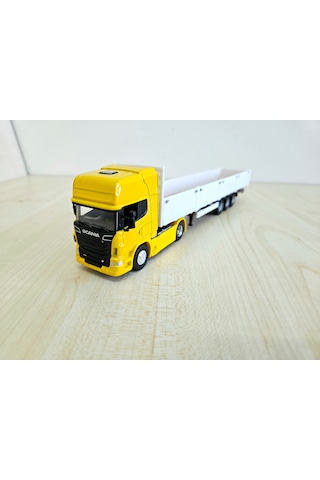 1/64 Ölçek Scanıa R730 Sal Dorseli Tır Maketi 25 Cm Boy