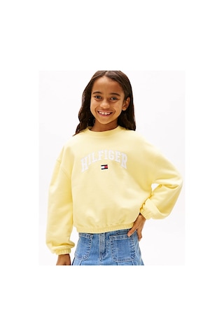 Kız Çocuk Th Varsity Sweatshirt - Sarı Citronella