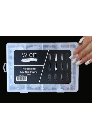 Protez Tırnak Üst Form Jel Polygel Acrygel - Akrijel Ve Polijel İçin Üst Form Şablon 288li Wn-001