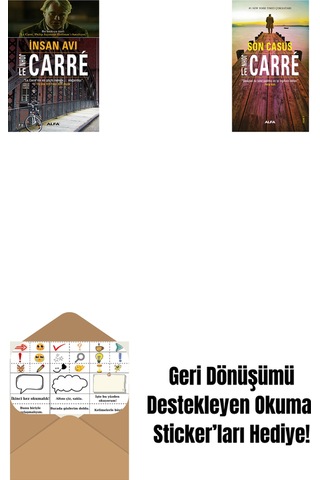 İnsan Avı + Son Casus + Okuma Sticker'ları