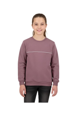 Kız Çocuk Taşlı Sweatshirt Bgl-st05268 Gül Kurusu