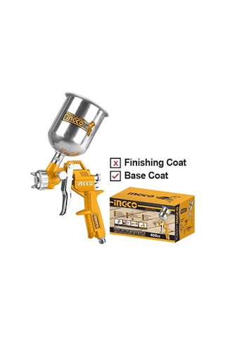 Ingco Asg4041 Havalı Boya Sprey Tabancası Üstten Depolu 400Cc