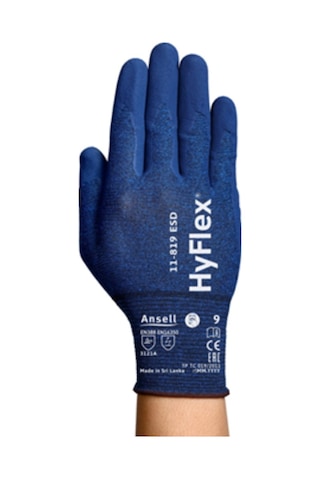 Ansell Hyflex 11-819 Esd Dokunmatik Ekran Konforlu Iş Eldiveni