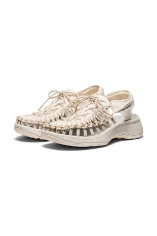 Keen Uneek Astoria Canvas Kadın Sandalet - Ekru