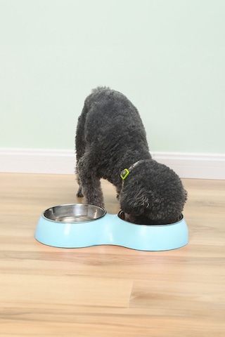 Çelik Kaymaz Taban Kedi Köpek Mama ve Su Kabı 700 ML