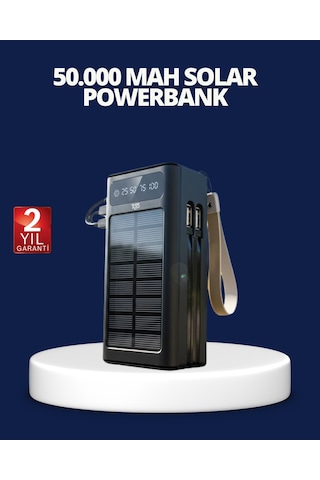Güneş Panelli Led Işıklı Taşınabilir