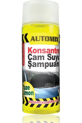 Konsantre Cam Suyu Şampuanı Taze Limon Esanslı 50 Ml 1 Adet