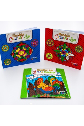 Mandala Çocuklar İçin Mavi