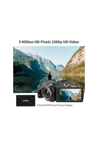 Ordro AX65 3.5" Wi-Fi UHD IPS Video Kamera