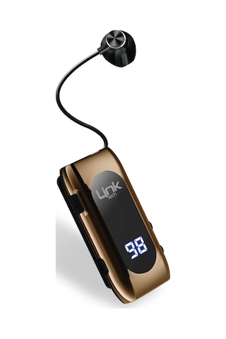 LinkTech V80 Pro Ekranlı Makaralı Titreşimli Bluetooth Kulaklık