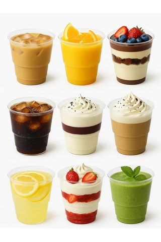 Pusswill Tek Kullanımlık Plastik Dessert Ve Trifle Bardakları 420778179 100 adet