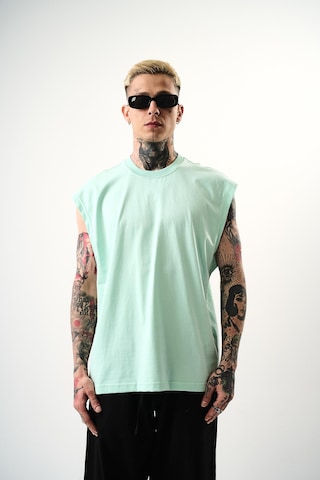 Respire Erkek Basic Tank Top Atlet Su Yeşili