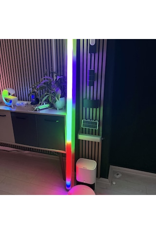 Pixel Rgb Led Işık Kanalı 12v Hazır Tak Çalıştır 2 Mt. Dinamik Efektli Alüminyum Profil Aydınlatma Seti Uzaktan Kumanda