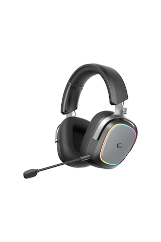 Rampage Retsu Siyah/gri Kablosuz 2.4g+ Bluetooth Kumaş Ve Deri Protein Earpad Mikrofonlu Oyuncu Kulaklığı