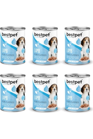 Bestpet Kuzu Etli Yavru Köpek Konservesi 400 Gr 6'lı Paket