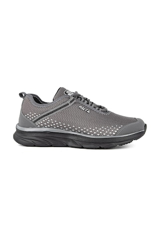 Muya Deuce Bağcıklı Unisex Memory Foam Spor Ayakkabı Füme 37 Füme