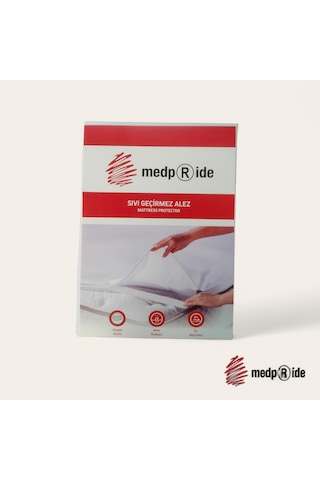 Medpride Çift Kişilik 1.kalite Sıvı Geçirmez, Pürüzsüz,yumuşak Beyaz