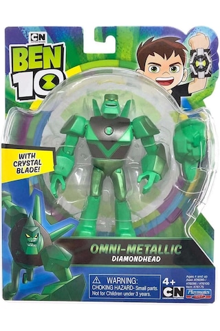 Ben10 Aksiyon Figürleri Metalik Tema Diamond Head BEN61000