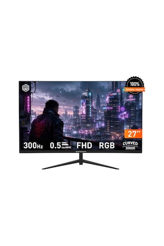 Gamebooster Lyris Ff30 27'' 300hz 0.5ms Hdmı Dp Adaptive Sync Fhd Va Curved 3000r Gaming Monitör