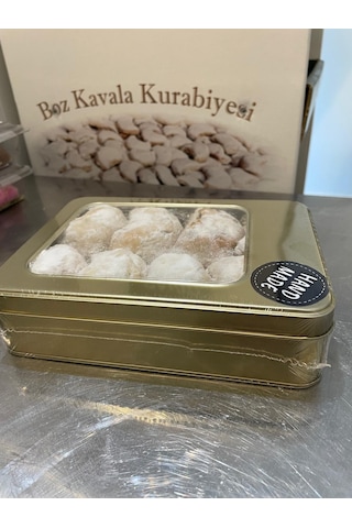 Boz Kavala Kurabiyesi Teneke Kutusunda 600gr