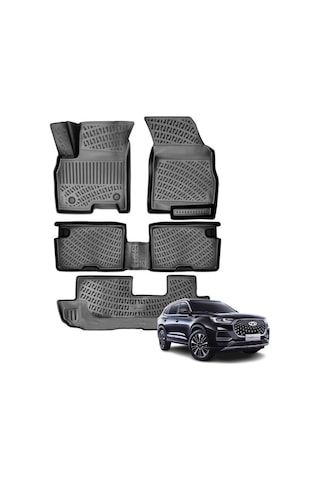 Chery Tiggo 8 Pro Luxury 3d Havuzlu Paspas 2022-