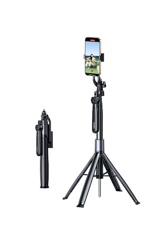 Ugreen Bluetooth Selfie Çubuğu, 4 Ayaklı Tripod Standlı Selfie Stick, 45301