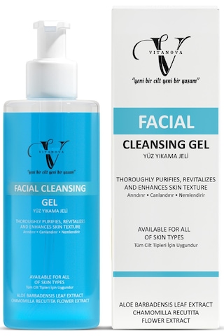 Vitanova Arındırıcı ve Canlandırıcı Yüz Yıkama Jeli 250 ML