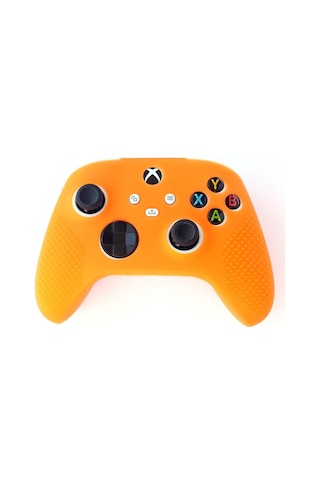 Xbox Series S/x Silikon Turuncu Kol Koruyucu Kılıf 9. Nesil Kol Uyumlu