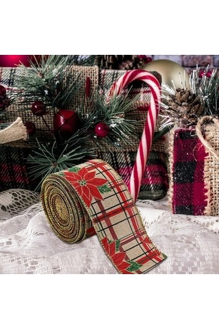 Lijinxu Yılbaşı Kurdelesi Hafif Zarif El Sanatları Projeleri Kırmızı Çiçek