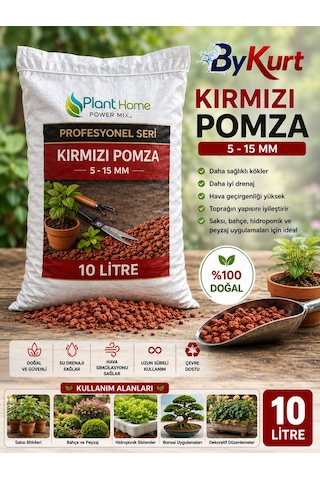 Pomza 5-15 Mm Volkanik Taş Pomza10 Litre 10 L