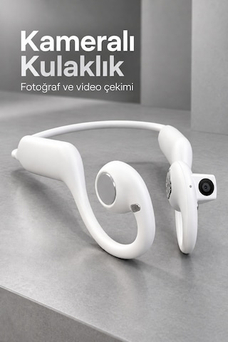 Kameralı Bluetooth Kulaklık Fotoğraf Ve Video Kayıt Özellikli