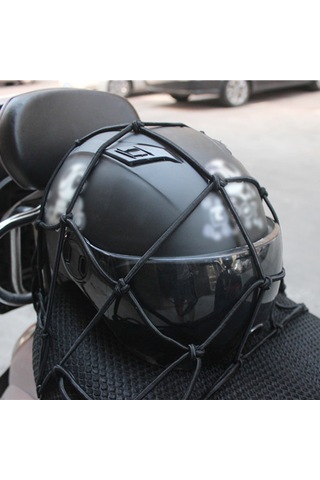 Lemestar Motosiklet Çanta Ağı - 6 Kancalı Esnek Bagaj Filesi Siyah/kırmızı/mavi/yeşil/sarı