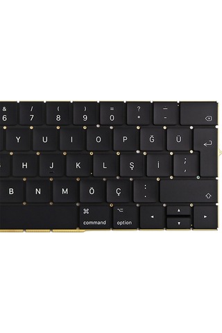 Macbook Pro 13" Touch 2016/2017 Uyumlu A1706 Klavye - Büyük Enter Tr Q